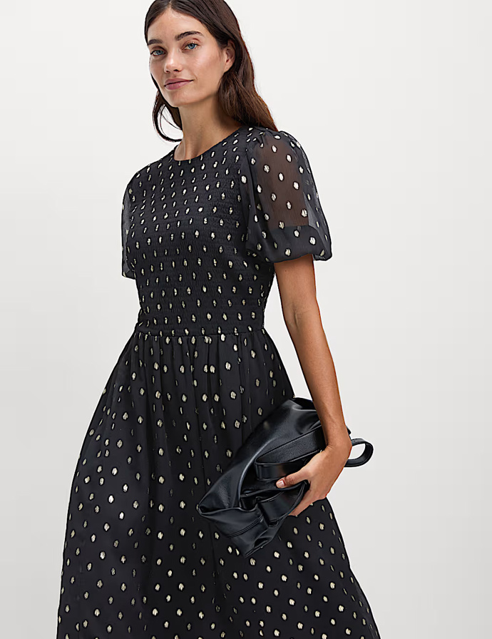 Šaty s puntíky, Marks & Spencer, 1699 Kč

