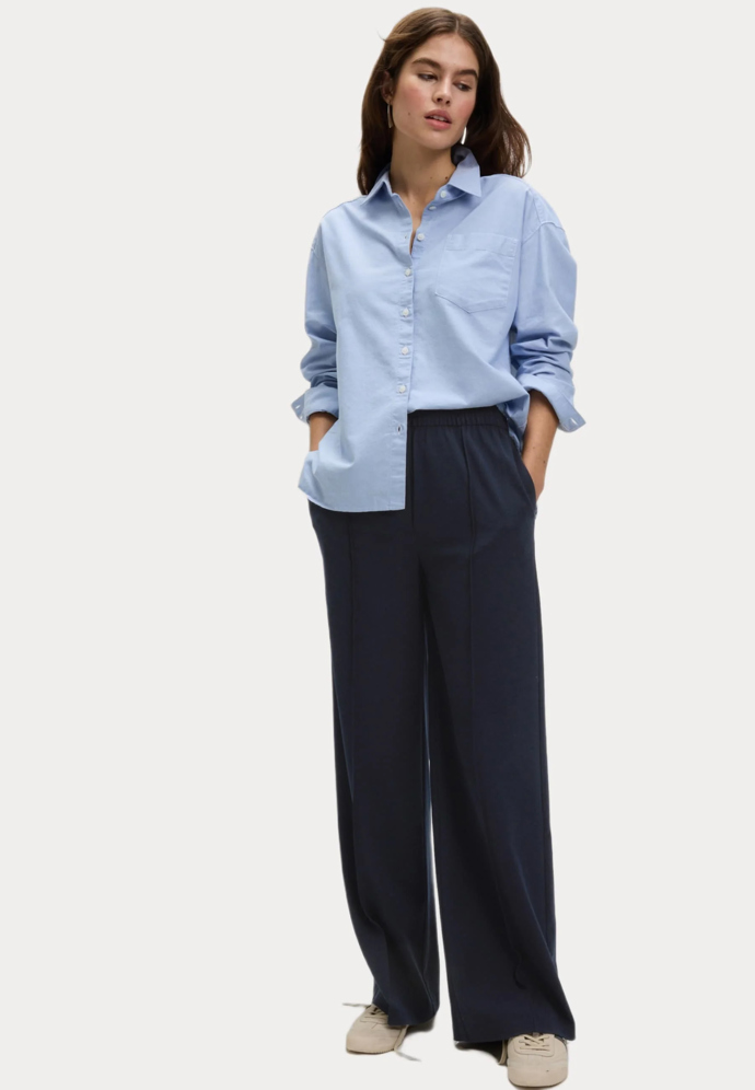 Kalhoty s pružým pasem, Marks & Spencer/Zalando, 1159 Kč

