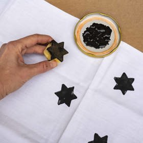 Galerie: DIY vánoční látkový papír Galerie: DIY vánoční látkový papír