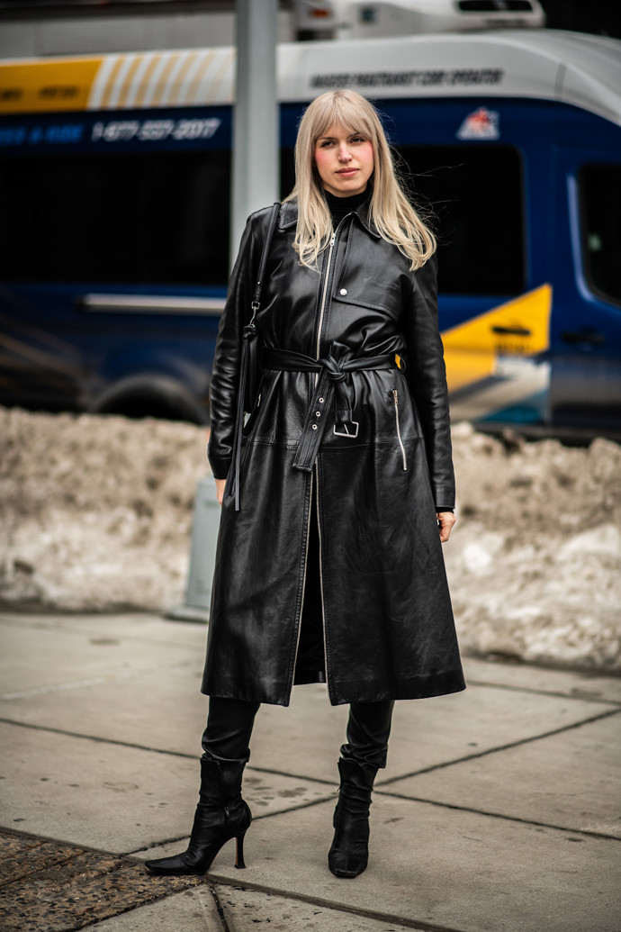 Nechyběly ani celokožené outfity

