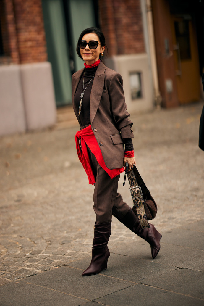 Podzimní street style v Paříži 2025
