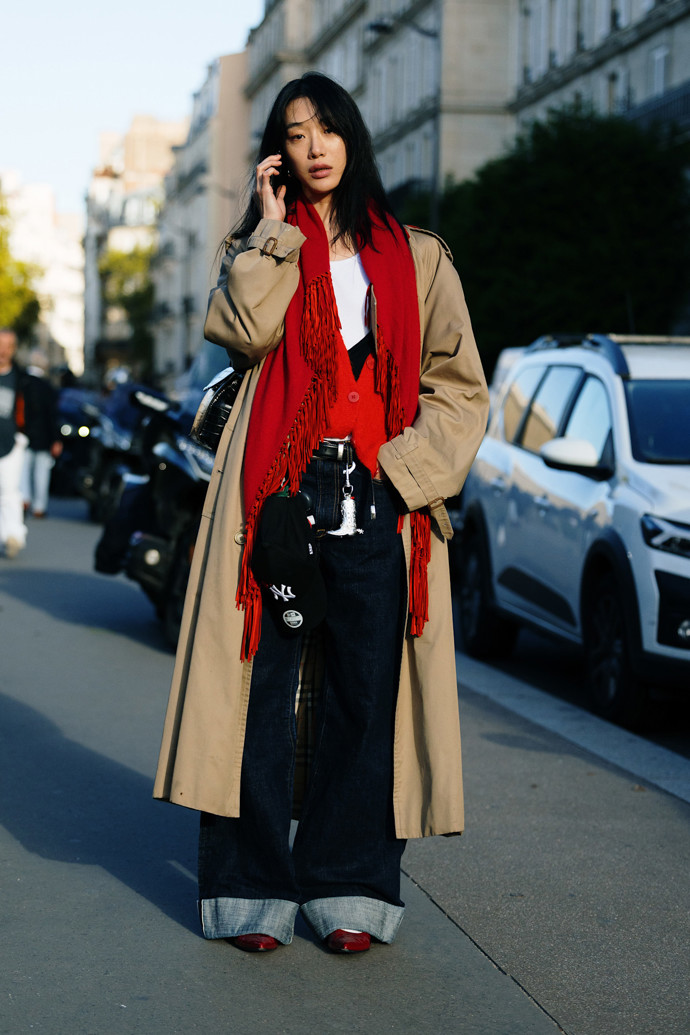 Podzimní street style v Paříži 2025
