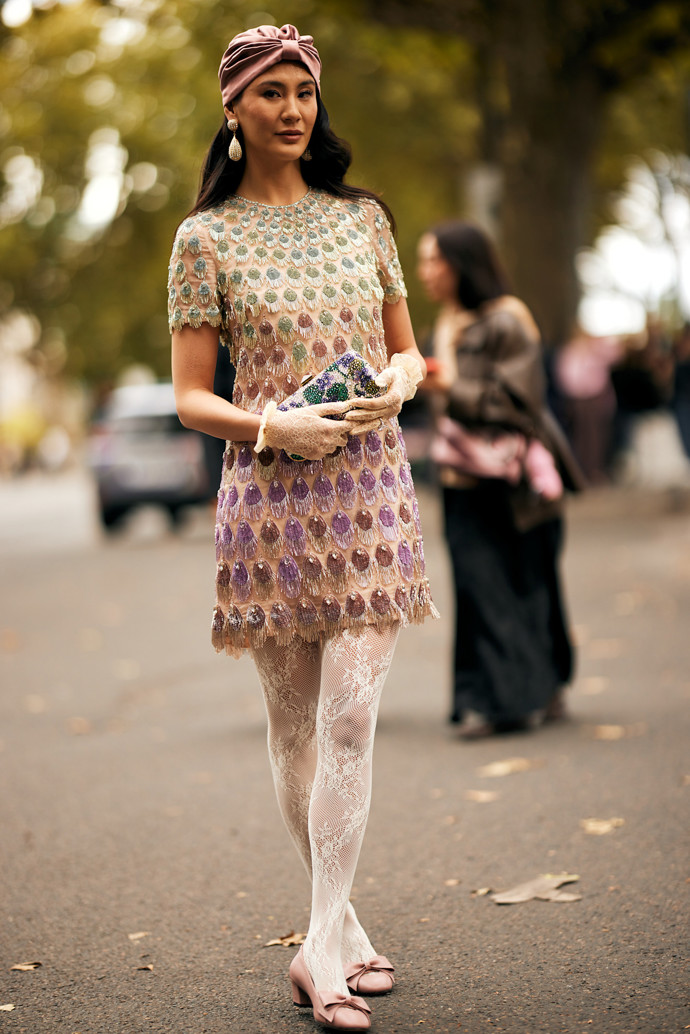Podzimní street style v Paříži 2025
