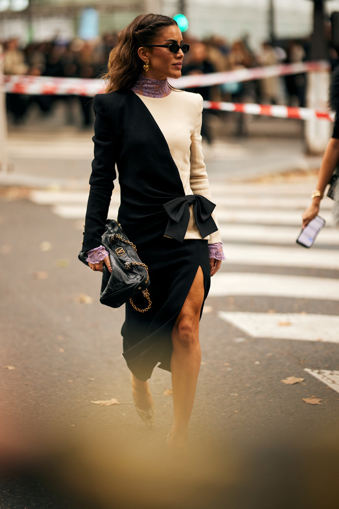 Podzimní street style v Paříži 2025
