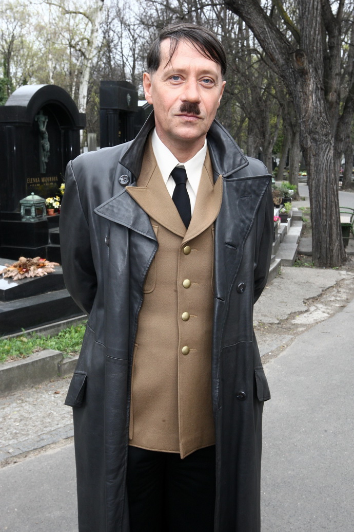 Kříž během natáčení filmu Lída Baarová
