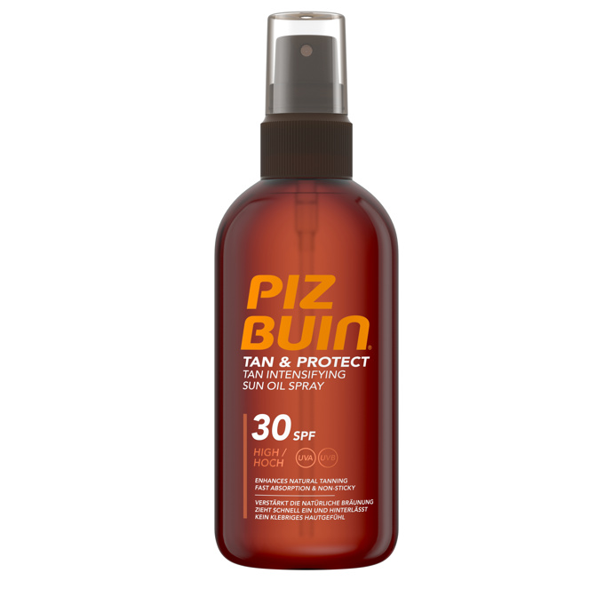PIZ BUIN TAN & PROTECT opalovací olejový sprej
Olejový opalovací sprej s technologií HELIOPLEX™ urychluje opálení, hydratuje a vyživuje pokožku a zároveň ji chrání před UVA/UVB zářením
150 ml SPF30 za 600 Kč
www.fann.cz
PIZ BUIN TAN & PROTECT opalovací olejový sprej
Olejový opalovací sprej s technologií HELIOPLEX™ urychluje opálení, hydratuje a vyživuje pokožku a zároveň ji chrání před UVA/UVB zářením
150 ml SPF30 za 600 Kč
www.fann.cz