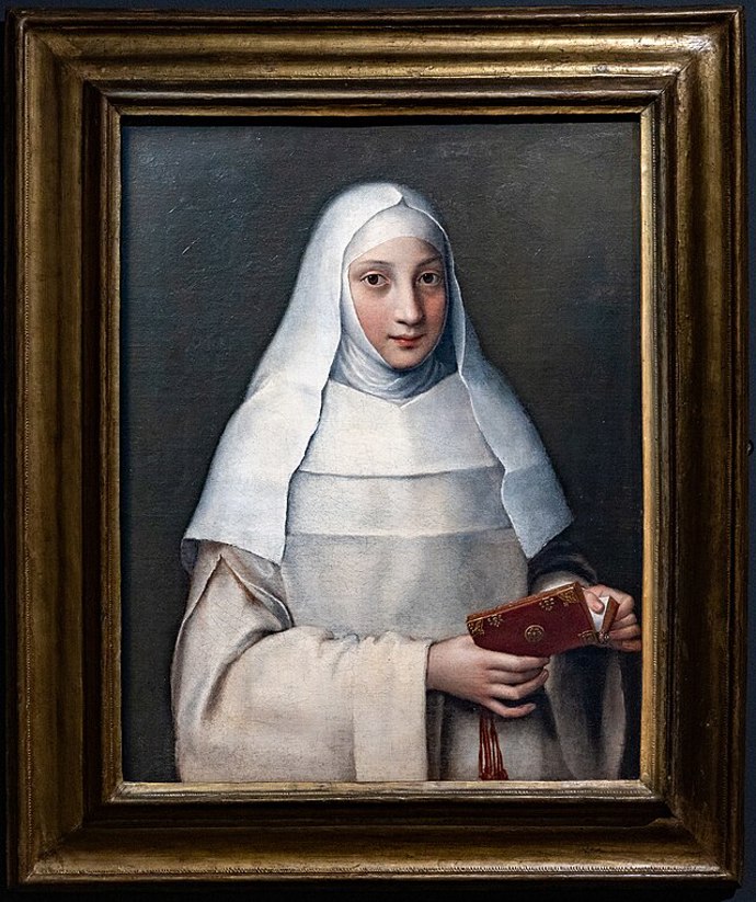 V portrétech svých blízkých dokázala spojit důstojnost s jemnou psychologií, což z nich činí jedny z nejupřímnějších děl své doby. Elena je zde zachycena s klidem a hloubkou, které pro Sofonisbinu tvorbu tolik typické.
