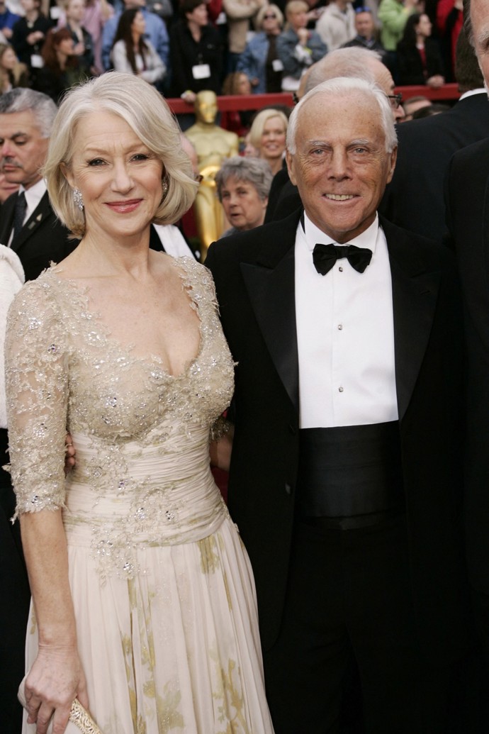 Helen Mirren a Giorgio Armani
Helen Mirren a Giorgio Armani