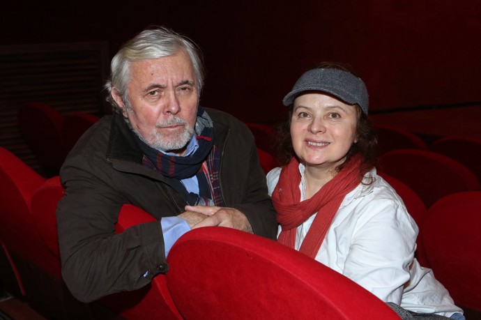 Libuše Šafránková s její životní láskou Josefem Abrhámem v roce 2013
