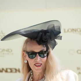 Herečka a modelka Jerry Hall, Royal Ascot 2025
