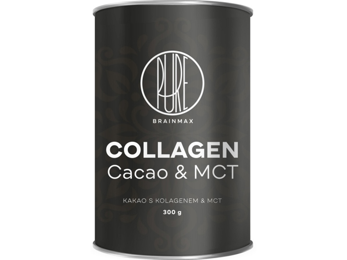 Pure Kolagen Kakao & MCT, 300 g, BrainMax, 649 Kč
