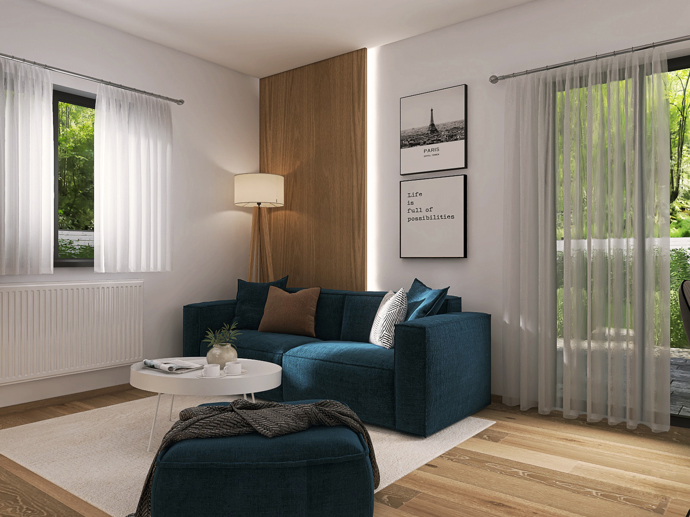 Podle feng shui má každý materiál svou vlastní energii a dřevo symbolizuje růst, vitalitu a harmonii. Není náhodou, že pobyt v prostředí plném přírodních prvků zlepšuje naši náladu a snižuje stres. 
