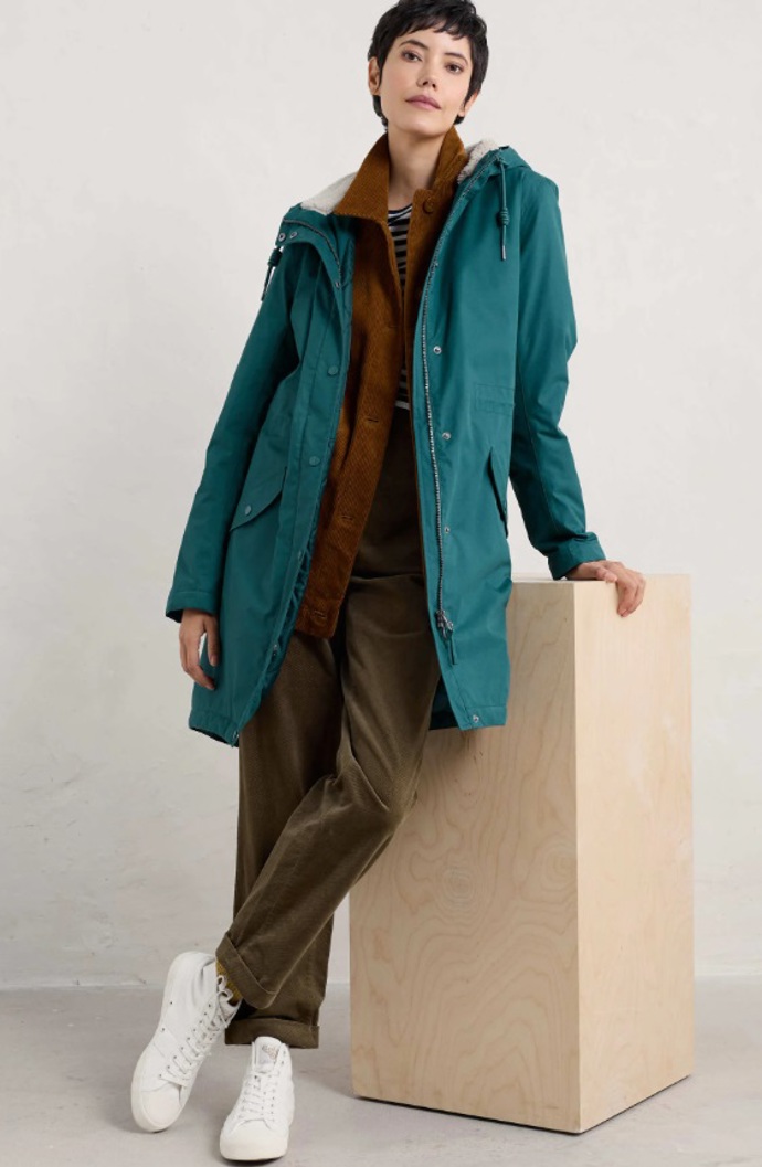 Dlouhá parka, Seasalt Cornwall, 6 800 Kč
