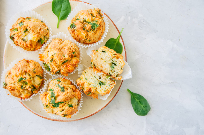 Muffiny se nebojte upéct i na slano. 
