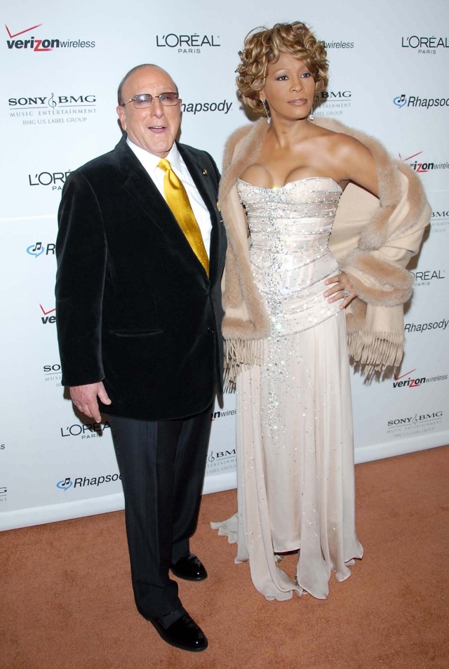 Whitney Houston a Clive Davis Whitney Houston a Clive Davis