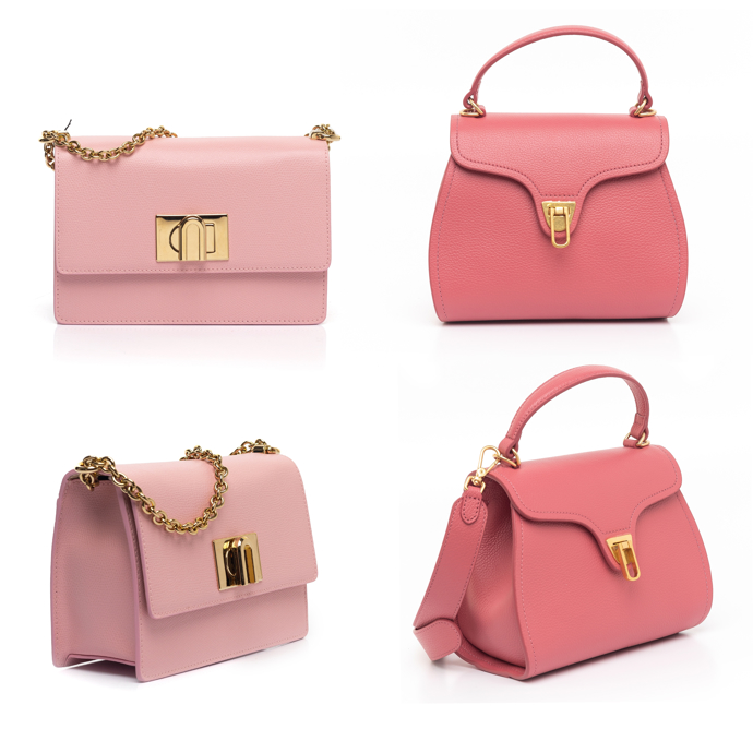 Růžové kabelky jsou velice trendy a dodají vám na ženskosti. V letošním roce letí pevně střižené modely, někdy označované jako Bowling Bags.
