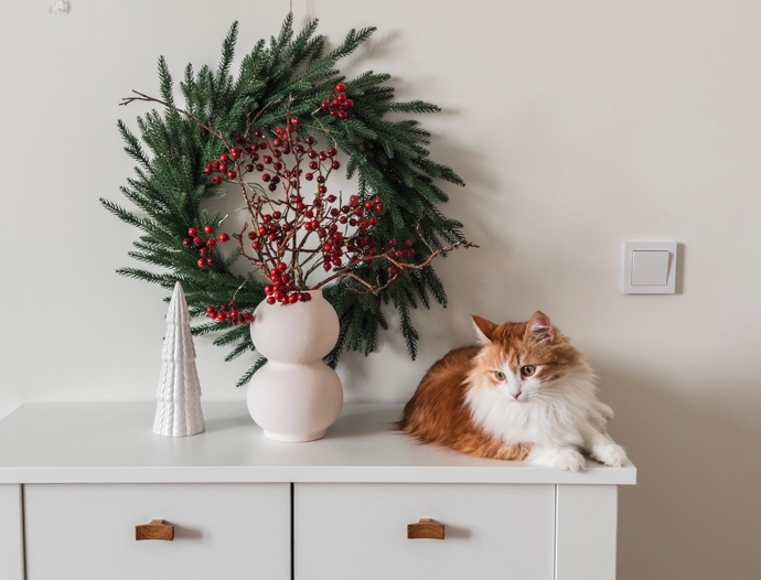 Trend „Nature Christmas“ zdůrazňuje návrat k přírodním materiálům (dřevo, juta, len) a barvám jako hnědá, zelená, písková, šedá. 

