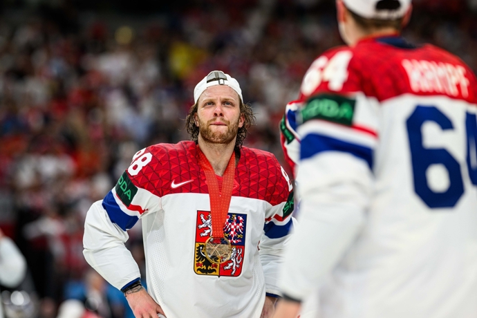 David Pastrňák na mistrovství světa v ledním hokeji
David Pastrňák na mistrovství světa v ledním hokeji