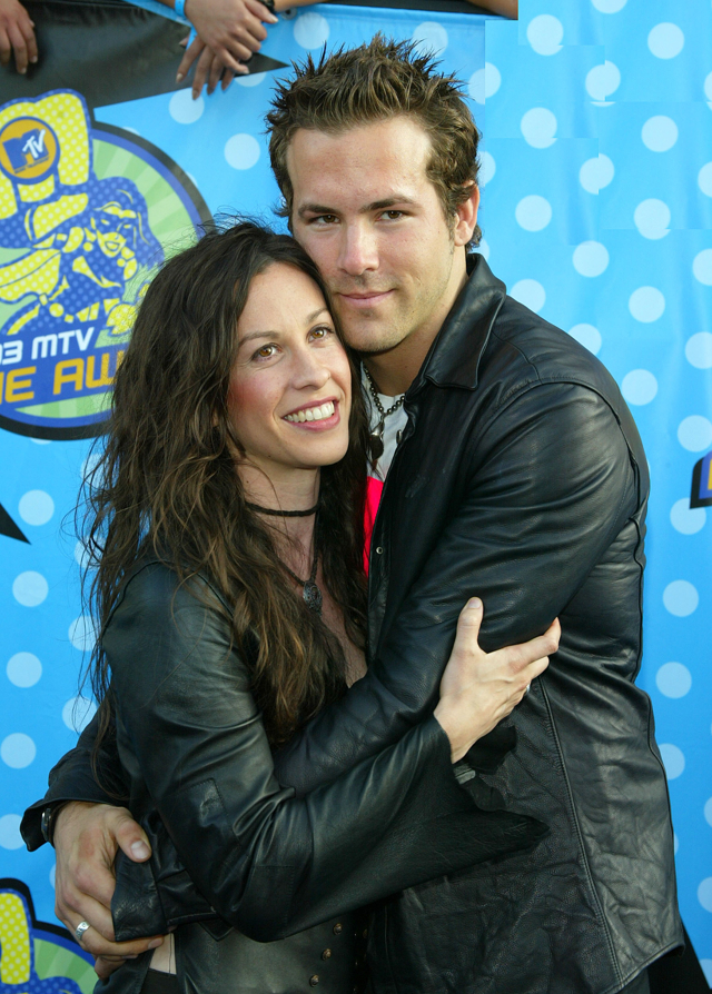 Alanis Morissette and Ryan Reynolds Alanis Morissette and Ryan Reynolds