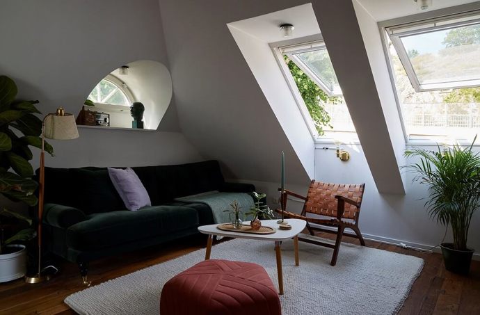 Galerie: Podkrovní byt ve Stockholmu Galerie: Podkrovní byt ve Stockholmu