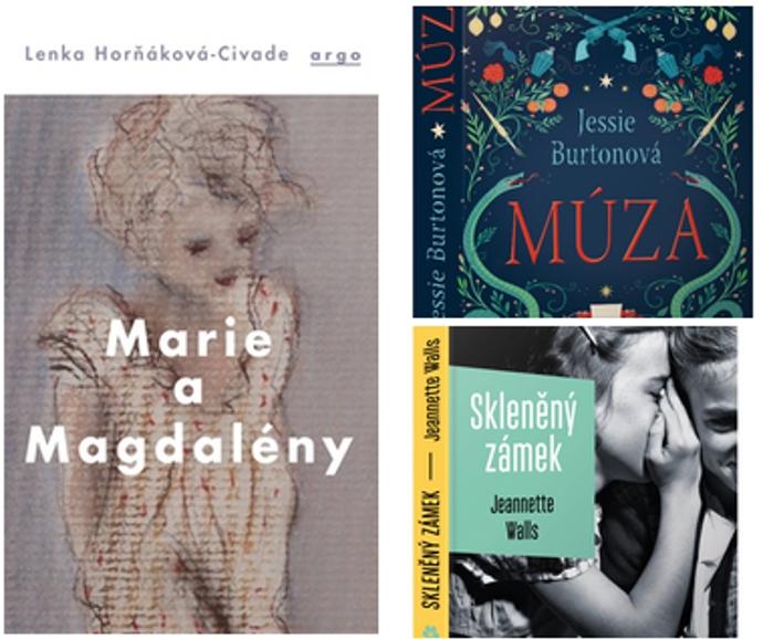 Velká očekávání vzbuzují především romány, prvotina MARIE A MAGDALÉNY Lenky Horňákové-Civade, dramatický příběh Jessie Burtonové MÚZA či SKLENĚNÝ ZÁMEK od Jeanette Walls.