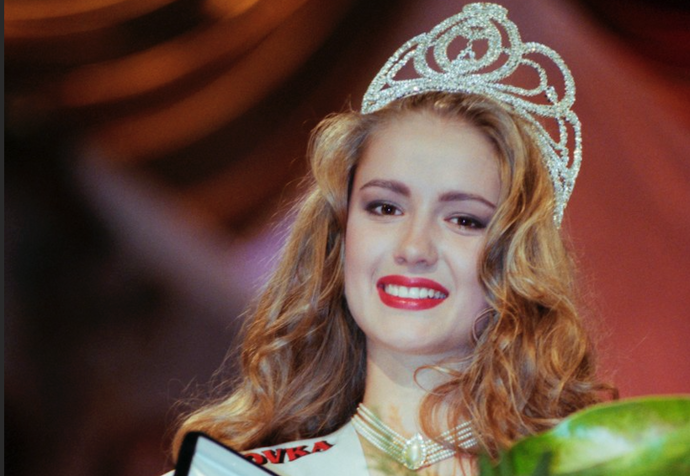 Monika Žídková v době, kdy vyhrála Miss Monika Žídková v době, kdy vyhrála Miss
