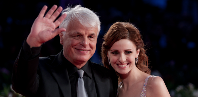 Michel Placido s manželkou Michel Placido s manželkou