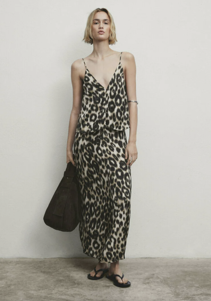Massimo Dutti LEOPARD PRINT - Maxi sukně 2 295,00 Kč
