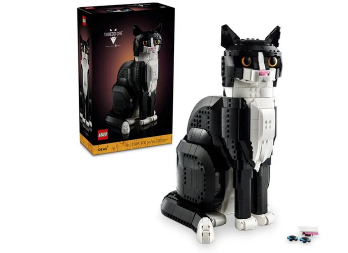 Oddejte se své vášni pro zvířata, umění a design a vytvořte si úchvatnou ozdobu v podobě sestavitelné černobílé kočky. LEGO Černobílá kočka, 2369 Kč
Oddejte se své vášni pro zvířata, umění a design a vytvořte si úchvatnou ozdobu v podobě sestavitelné černobílé kočky. LEGO Černobílá kočka, 2369 Kč