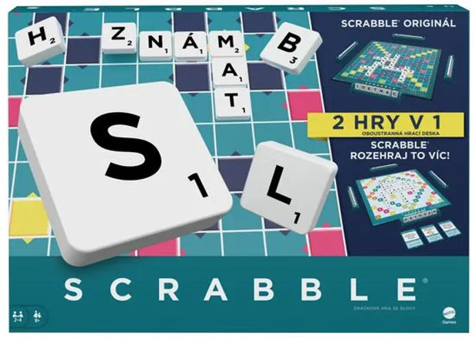 Ve hře Scrabble sestavujete slova, zatímco usilujete o nejvyšší počet bodů. Nebo můžete otočit desku a vyzkoušet Scrabble Together, která je speciálně navržená pro rychlejší, příležitostnější a kooperativní hru. 749 Kč
Ve hře Scrabble sestavujete slova, zatímco usilujete o nejvyšší počet bodů. Nebo můžete otočit desku a vyzkoušet Scrabble Together, která je speciálně navržená pro rychlejší, příležitostnější a kooperativní hru. 749 Kč