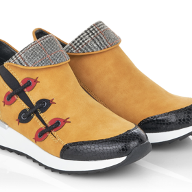 Dámské sneakers Rieker, žlutá, Rieker, 1699 Kč
