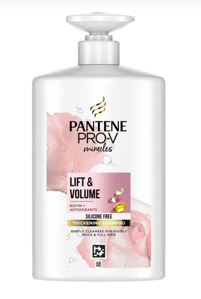 Šampon Miracles Lift & Volume Thickening, PANTENE, 274 Kč (1000 ml)

Je určen pro všechny typy vlasů, zajistí větší objem a zabraňuje vypadávání. Neobsahuje silikony, ale ve složení jsou vitamíny.

 
