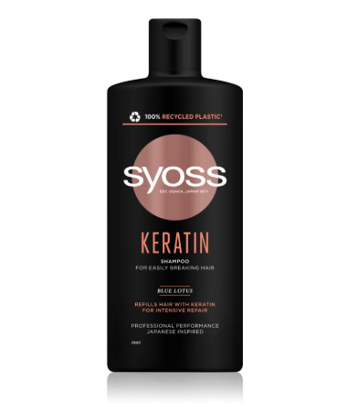 Šampon Syoss Kertin s keratinem proti lámavosti vlasů, 159 Kč (440 ml)

Tento produkt je díky svému složení ideálním pomocníkem k nádherně hebkým a přirozeně lesklým vlasům, je určen pro jemné vlasy.
