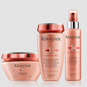 KÉRASTASE DISCIPLINE sada produktů pro uhlazení nepoddajných vlasů. 1500 Kč
KÉRASTASE DISCIPLINE sada produktů pro uhlazení nepoddajných vlasů. 1500 Kč