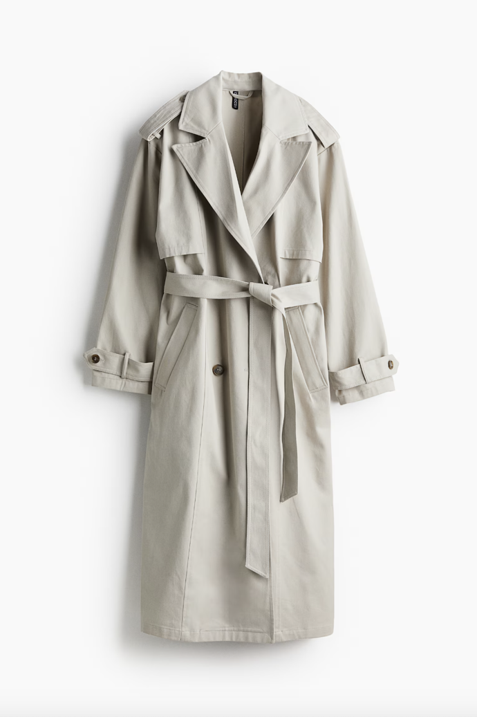 Keprová trenčkot, H&M, 949 Kč
