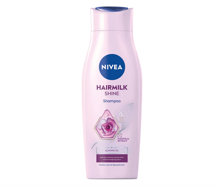 Šampon NIVEA Hairmilk Natural Shine pomůže efektivně odstranit z vlasů i pokožky hlavy veškeré nečistoty, mastnotu i zbytky stylingových a jiných kosmetických produktů. Vám dodá pocit svěžesti a čistoty, vaše vlasy a pokožku hlavy navíc ideálním způsobem připraví na další péči a podpoří účinky obsažených aktivních látek. 139 Kč
Šampon NIVEA Hairmilk Natural Shine pomůže efektivně odstranit z vlasů i pokožky hlavy veškeré nečistoty, mastnotu i zbytky stylingových a jiných kosmetických produktů. Vám dodá pocit svěžesti a čistoty, vaše vlasy a pokožku hlavy navíc ideálním způsobem připraví na další péči a podpoří účinky obsažených aktivních látek. 139 Kč
