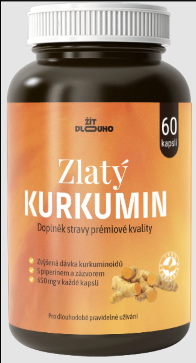 Kurkumin, Zit-dlouho.cz, 399 Kč
Kurkumin, Zit-dlouho.cz, 399 Kč
