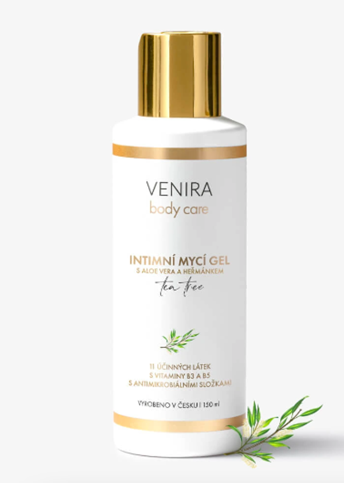 Intimní mycí gel Venira, 399 Kč
Intimní mycí gel Venira, 399 Kč