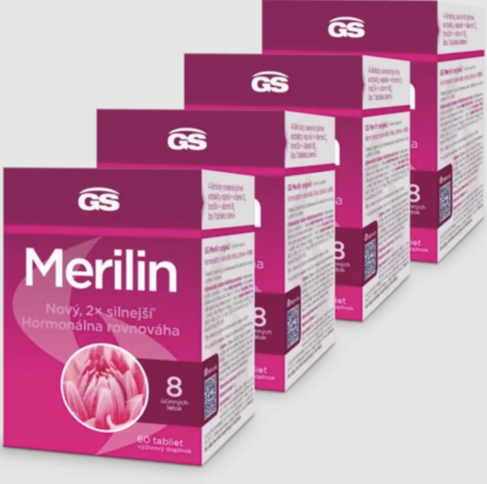 GS Merilin, 4 × 60 tablet, Doplněk stravy, GS Klub, 1338 Kč

