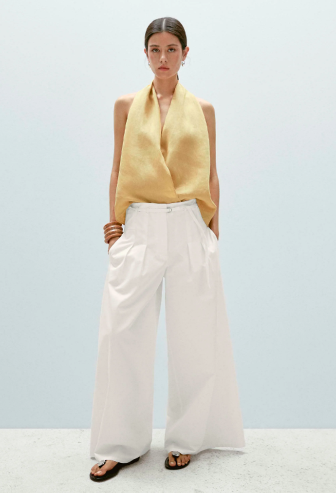 Lněná blůza, Massimo Dutti, 1599 Kč
