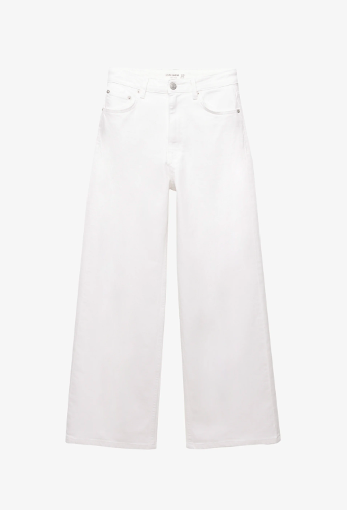 Džíny se sníženým pasem, PULL&BEAR, 849 Kč
