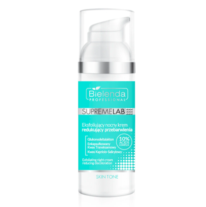 Exfoliační noční krém pro pleť s hyperpigmentací, Bielenda Professional, 327 Kč
