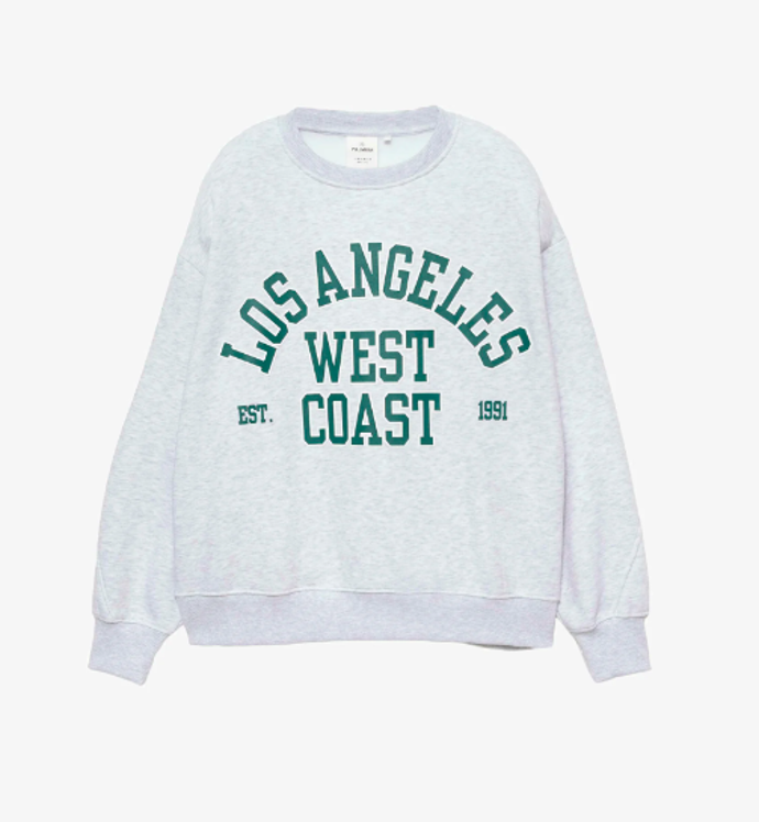 Mikina s potiskem, PULL&BEAR, 549 Kč
