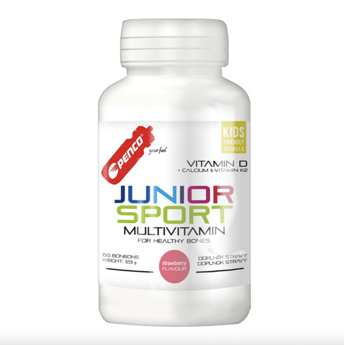 Multivitamíny pro děti, Junior Sport Multivitamin 150 bonbonů, Jahoda, Penco, 429 Kč

Cucací bonbony Penco® Junior Sport Multivitamin s přírodní jahodovou chutí obsahují spektrum 12 vitamínů a vápník. Doporučujeme pro správný růst, imunitu a psychickou pohodu. Vhodné pro mladé sportovce.

