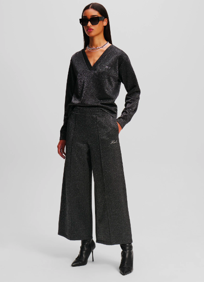 Kalhoty culottes, KARL LAGERFELD, 5449 Kč
