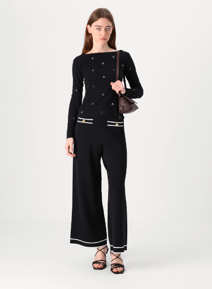 Kalhoty culottes, KARL LAGERFELD, 5500 Kč
