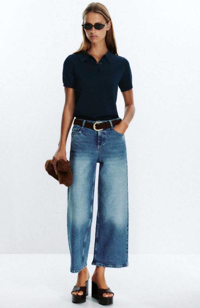 Kalhoty culottes, Zara, 999 Kč
