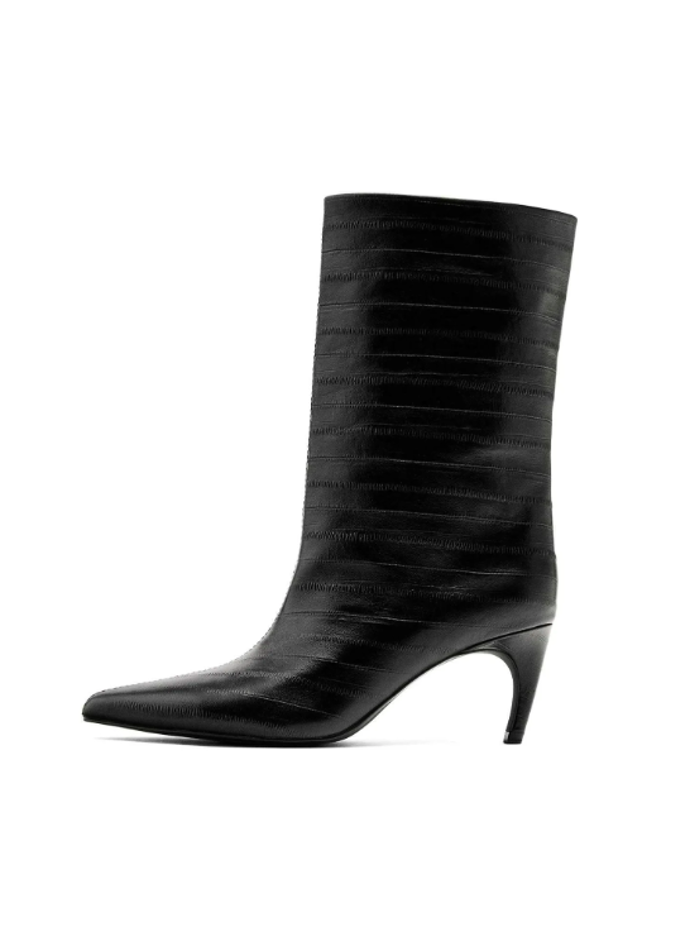 Kozačky stiletto, Massimo Dutti, 4999 Kč
