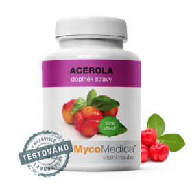 Acerola (Malpighia glabra) je přírodní zdroj vitamínu C. 270 Kč
Acerola (Malpighia glabra) je přírodní zdroj vitamínu C. 270 Kč