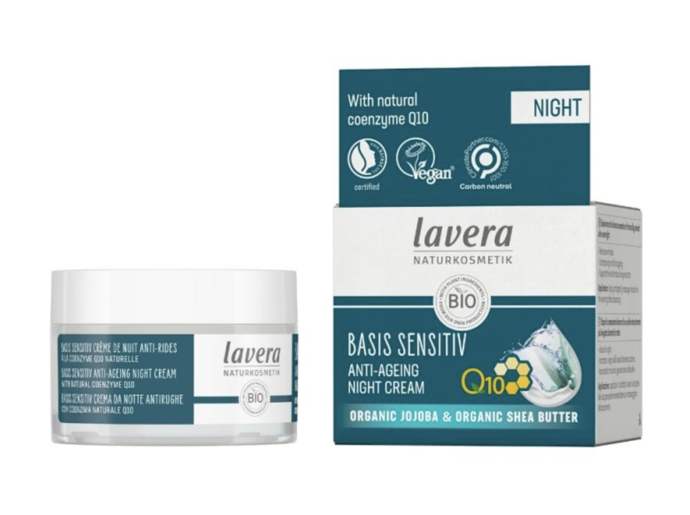 Anti-Ageing Noční pleťový krém s Q10, Lavera, 459 Kč
